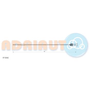 Câble de traction, frein de stationnement 57.0242 Adriauto