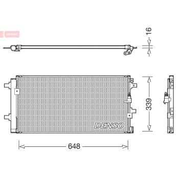 Condenseur, climatiseur DCN02043 Denso