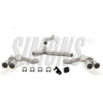 Pot d'échappement Simons sur mesure pour Audi A4/A5 2006-