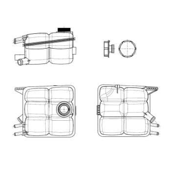 Vase d'expansion, liquide de refroidissement EASY FIT