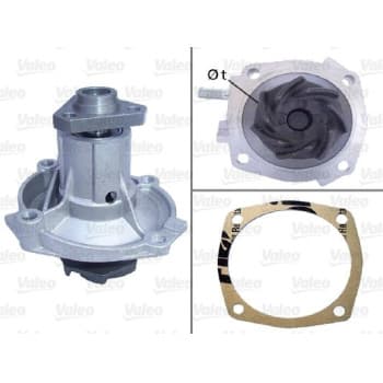 Pompe à eau, refroidissement du moteur 506148 Valeo
