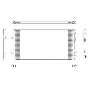 Condenseur, climatiseur 350313 NRF