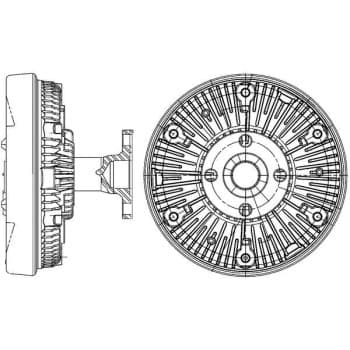 Embrayage, ventilateur de radiateur