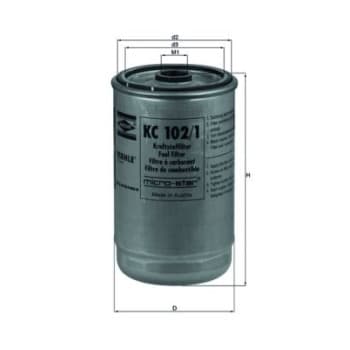 Filtre à carburant KC 102/1 Mahle