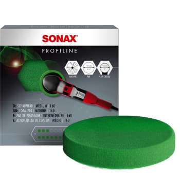 Tampon de polissage en mousse Sonax vert moyen