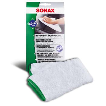 Chiffon en microfibre SONAX pour cuir et textiles