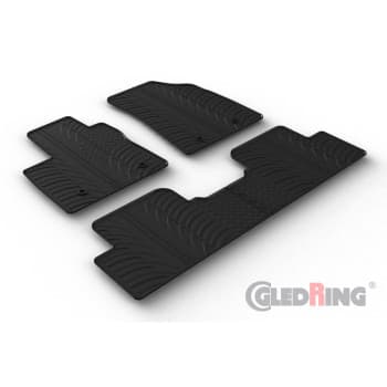 Tapis en caoutchouc sur mesure pour MG 5 (EV) SW 2020- (profilé en T 4 pièces + clips de montage)