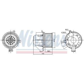 Ventilation intérieure 87607 Nissens