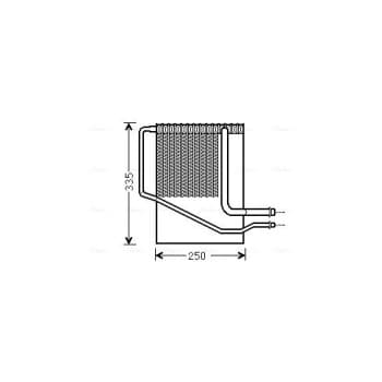 Evaporateur climatisation