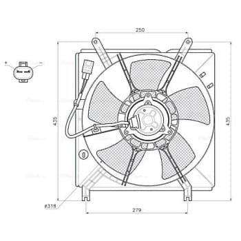 Roue de ventilateur de refroidissement TO7800 Ava Quality Cooling