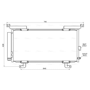 Condenseur, climatisation SU5117D Ava Quality Cooling