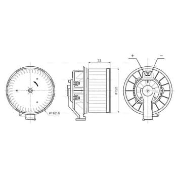 Ventilation intérieure VN8445 Ava Quality Cooling