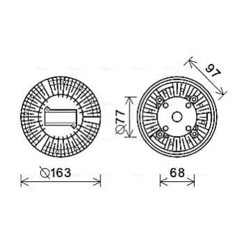 Embrayage, ventilateur de radiateur