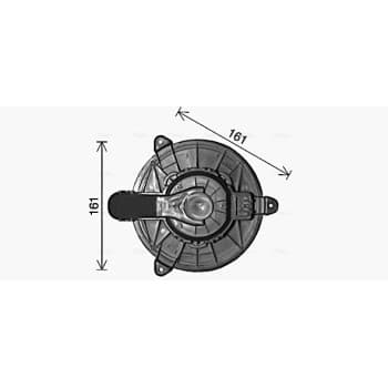 ventilateur de poêle FD8668 Ava Quality Cooling