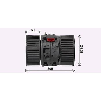 Moteur électrique, pulseur d'air habitacle RT8654 Ava Quality Cooling