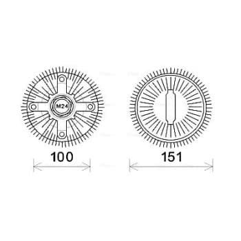 Embrayage, ventilateur de radiateur