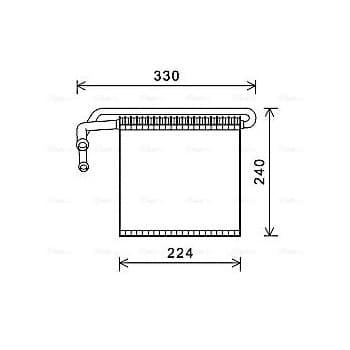 Evaporateur climatisation