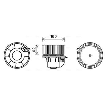 ventilateur de poêle FD8499 Ava Quality Cooling