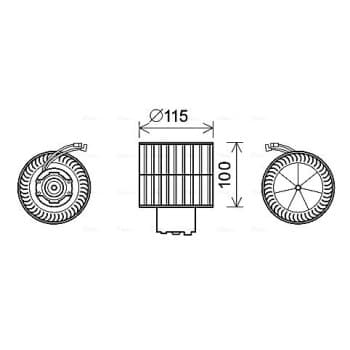 ventilateur de poêle FD8500 Ava Quality Cooling