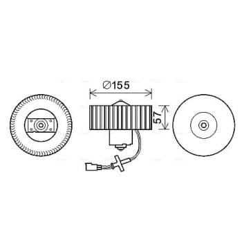 ventilateur de poêle FD8568 Ava Quality Cooling