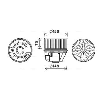 ventilateur de poêle FD8613 Ava Quality Cooling