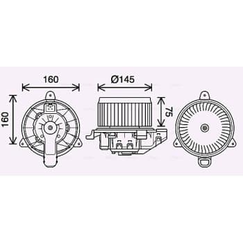 ventilateur de poêle FD8626 Ava Quality Cooling