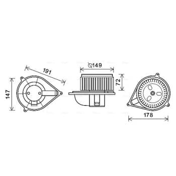 ventilateur de poêle FT8426 Ava Quality Cooling