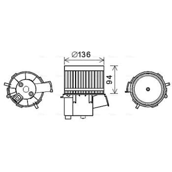 ventilateur de poêle FT8434 Ava Quality Cooling