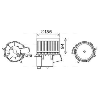 ventilateur de poêle FT8435 Ava Quality Cooling