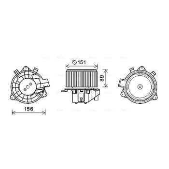 ventilateur de poêle FT8439 Ava Quality Cooling