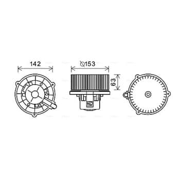 ventilateur de poêle HY8398 Ava Quality Cooling