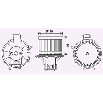 ventilateur de poêle FT8465 Ava Quality Cooling