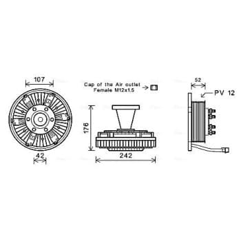Embrayage, ventilateur de radiateur
