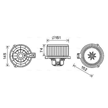 ventilateur de poêle KA8258 Ava Quality Cooling