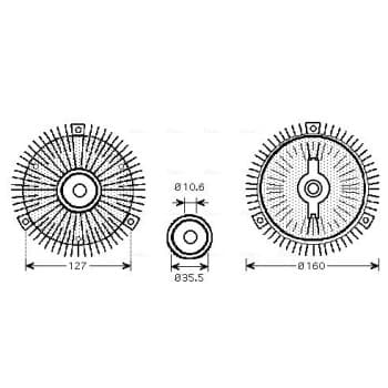 Embrayage, ventilateur de radiateur