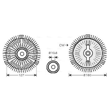 Embrayage, ventilateur de radiateur