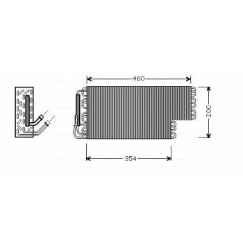 Evaporateur climatisation