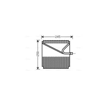 Evaporateur climatisation