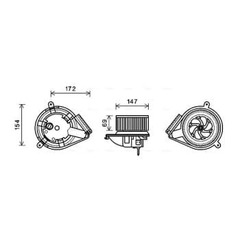 ventilateur de poêle MS8618 Ava Quality Cooling