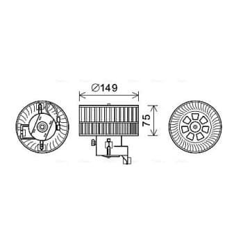 ventilateur de poêle MS8619 Ava Quality Cooling