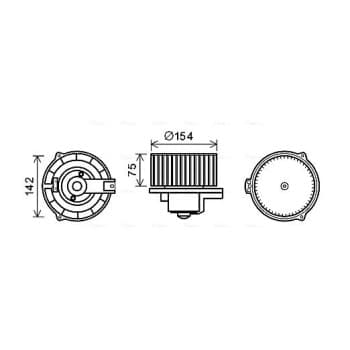 ventilateur de poêle MS8620 Ava Quality Cooling