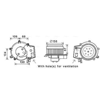 ventilateur de poêle MS8625 Ava Quality Cooling