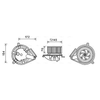 ventilateur de poêle MS8626 Ava Quality Cooling