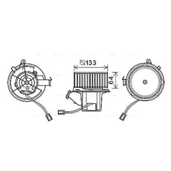 ventilateur de poêle MS8629 Ava Quality Cooling