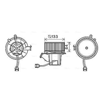 ventilateur de poêle MS8630 Ava Quality Cooling