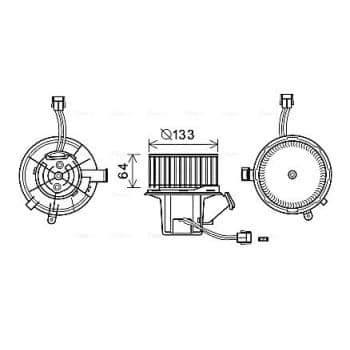 ventilateur de poêle MS8640 Ava Quality Cooling