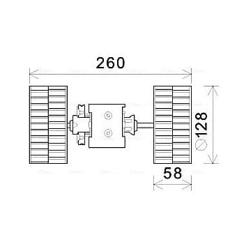 ventilateur de poêle MS8645 Ava Quality Cooling