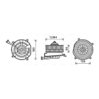 ventilateur de poêle MS8651 Ava Quality Cooling