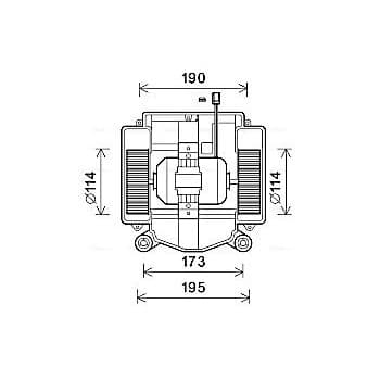 ventilateur de poêle MS8669 Ava Quality Cooling