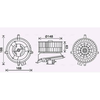 ventilateur de poêle MS8711 Ava Quality Cooling